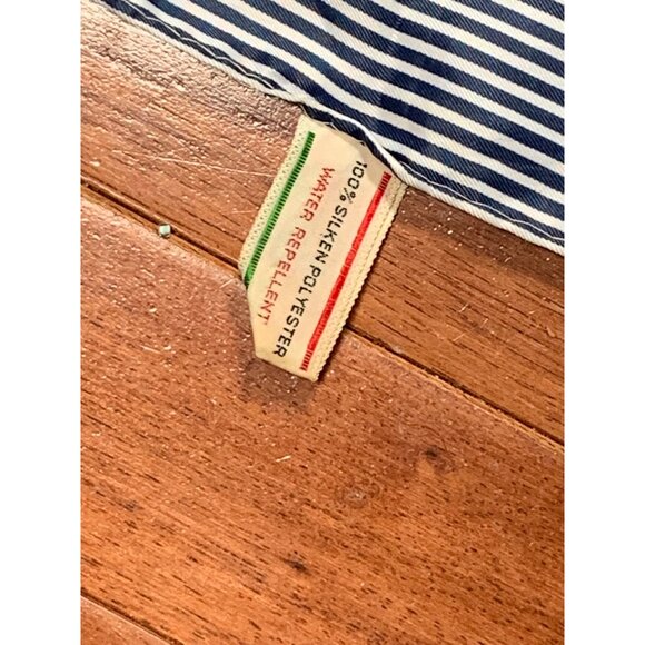 Vintage Striped & Geometric Silk-Like Polyester Scarf Water Repellent - Picture 5 of 6